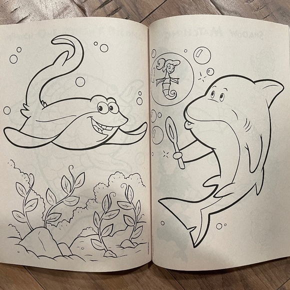 New "Rainbow Fish" Sticker/Activity/Coloring Book - Picture 8 of 8